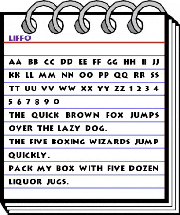 Lithograph Regular animated font preview