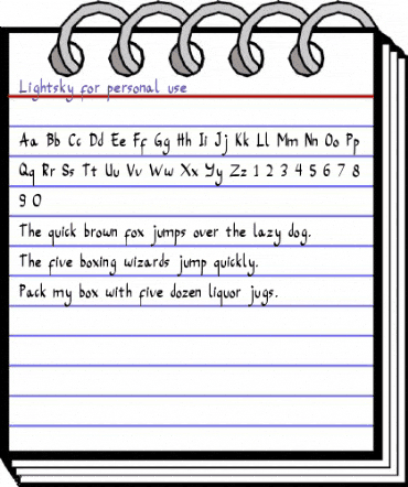 Lightsky Regular animated font preview Lightsky Regular animated font preview