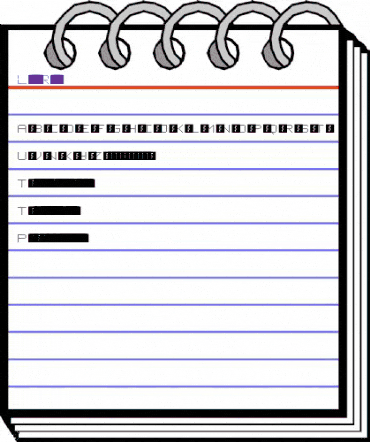 Lightzone Regular animated font preview