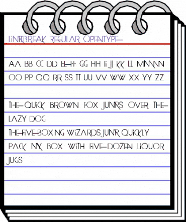 Limit Break Regular animated font preview Limit Break Regular animated font preview