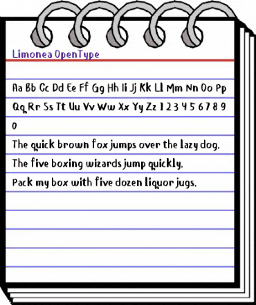 Limonea Regular animated font preview Limonea Regular animated font preview