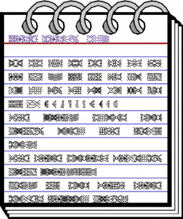 Line Dings (BRK) Normal animated font preview