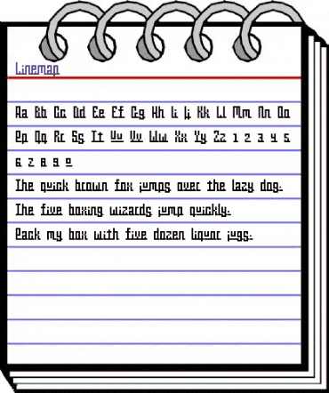 Linemap Regular animated font preview