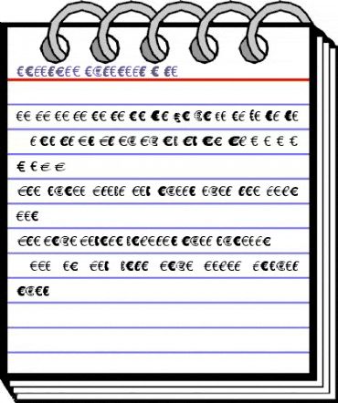 Linotype EuroFont G to P Regular animated font preview