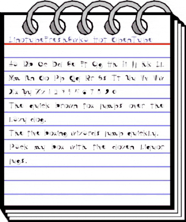 LTFreshEwka Hot Regular animated font preview