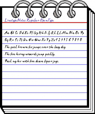 LinotypeNotec Regular animated font preview LinotypeNotec Regular animated font preview