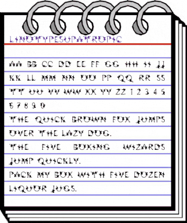 LTSupatropic Medium animated font preview