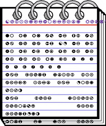 LTTapestry Circle Medium animated font preview