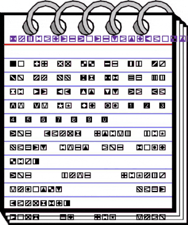 LTTapestry Quadrate Regular animated font preview