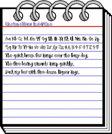 LTTiger InWaitOne Medium animated font preview