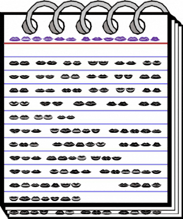 Lippen Regular animated font preview