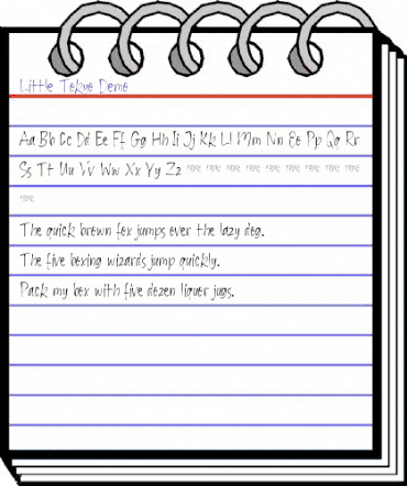 Little Tokyo Demo Regular animated font preview