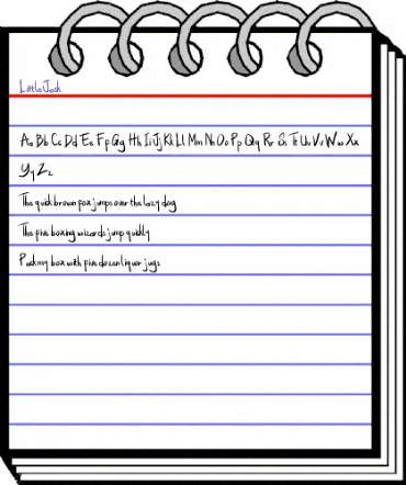 Little Jack Regular animated font preview