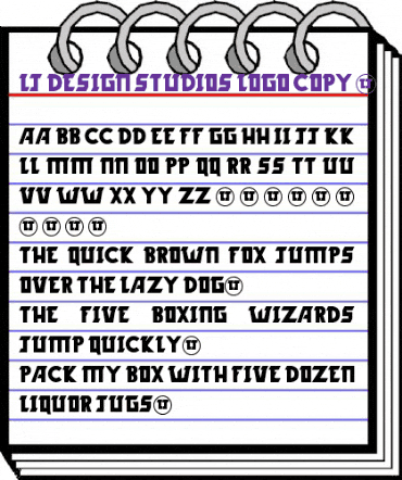 LJ-Design Studios Logo Regular animated font preview LJ-Design Studios Logo Regular animated font preview