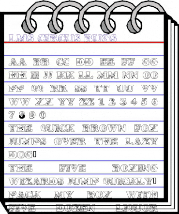LMS Circus Bugs Regular animated font preview LMS Circus Bugs Regular animated font preview