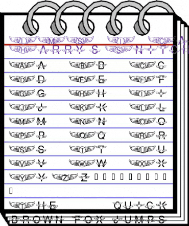 LMS I Caught Harry's Snitch Regular animated font preview