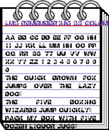 LMS Remembering SS Columbia Regular animated font preview