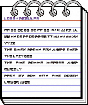 Lobby Regular animated font preview