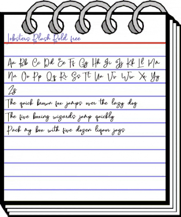 Lobsters Blush Bold free Regular animated font preview Lobsters Blush Bold free Regular animated font preview