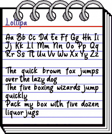 Lollipa Regular animated font preview Lollipa Regular animated font preview