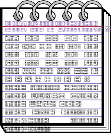 LomoWallChart LT Std 50 Regular animated font preview