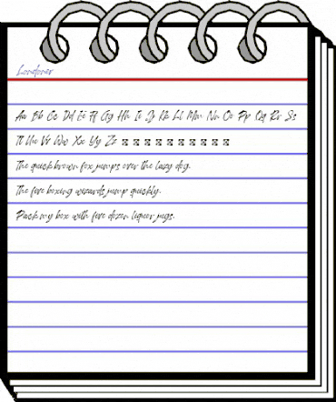 Londoner Regular animated font preview