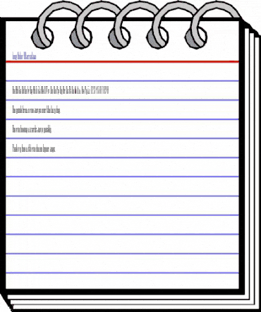 Long Rider Alternative Regular animated font preview