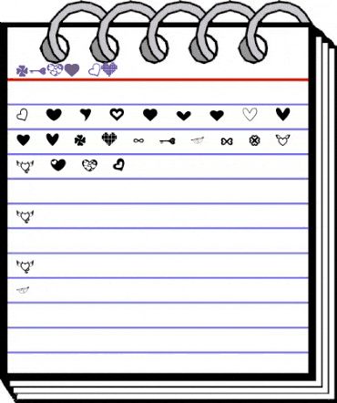 LOVEAMY Regular animated font preview