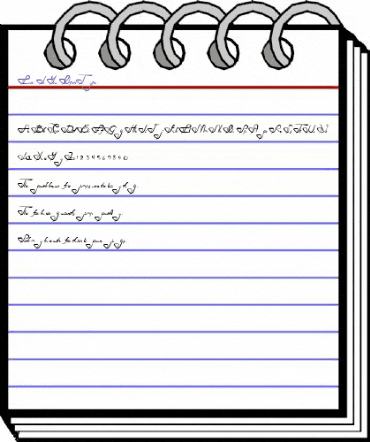 Love In You Regular animated font preview