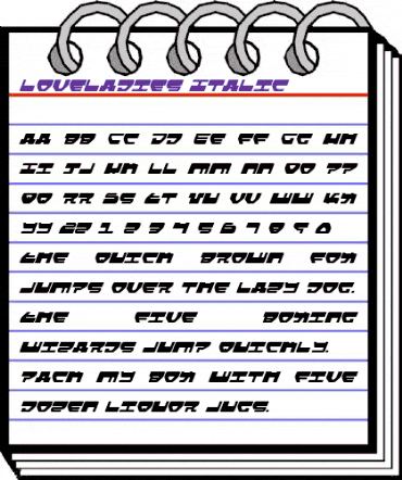 Loveladies Italic Italic animated font preview Loveladies Italic Italic animated font preview