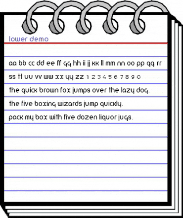 Lower Demo Regular animated font preview