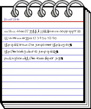 LowerSide Regular animated font preview LowerSide Regular animated font preview