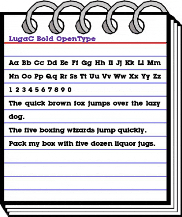 LugaC Bold animated font preview LugaC Bold animated font preview