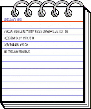 Luxurious DEMO Regular animated font preview