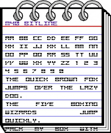 M40_BITLINE Regular animated font preview M40_BITLINE Regular animated font preview