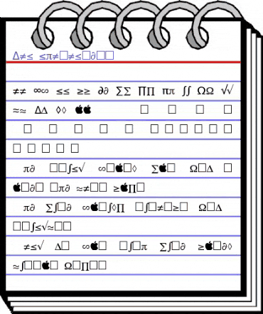 Mac Characters Normal animated font preview Mac Characters Normal animated font preview