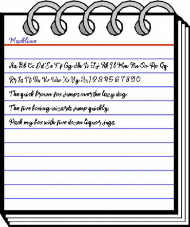 Mackline Regular animated font preview Mackline Regular animated font preview