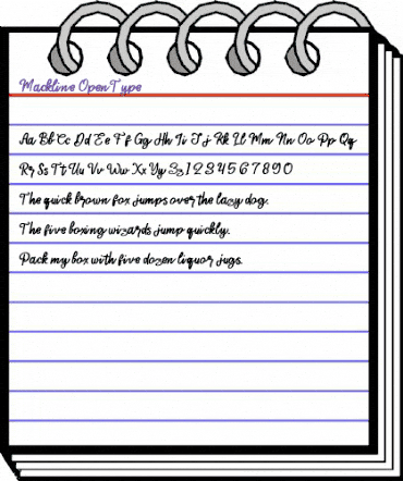 Mackline Regular animated font preview Mackline Regular animated font preview