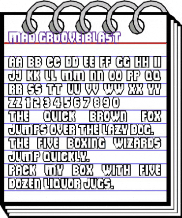 Mad Groove Blast Regular animated font preview Mad Groove Blast Regular animated font preview