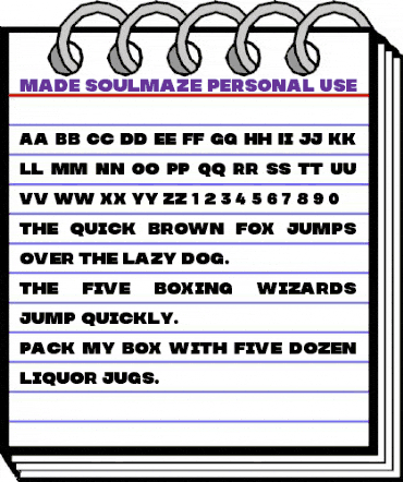 MADE Soulmaze Regular animated font preview MADE Soulmaze Regular animated font preview