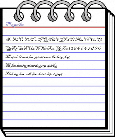 Magaretha Regular animated font preview Magaretha Regular animated font preview