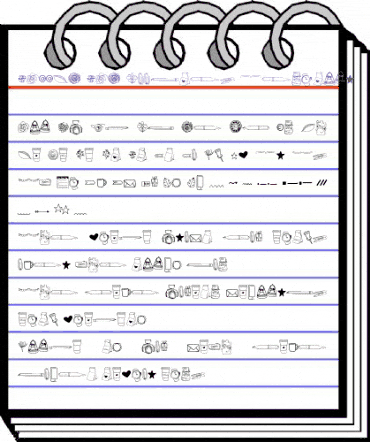 MAGGIE MAE Doodles Regular animated font preview