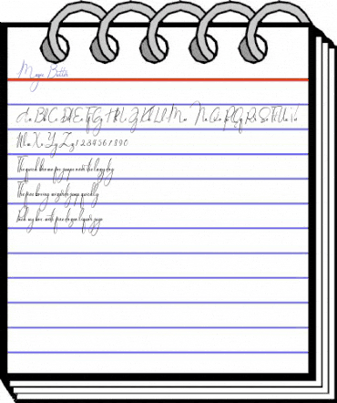 Magic Butter Regular animated font preview