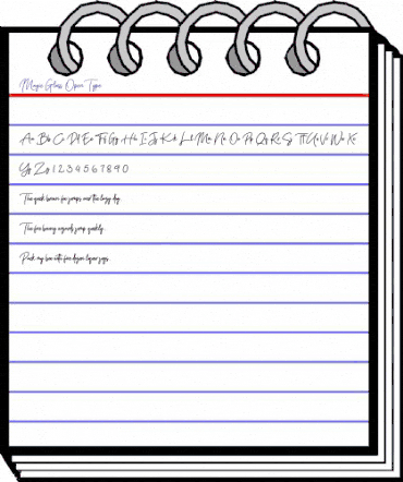 Magic Glass Regular animated font preview Magic Glass Regular animated font preview