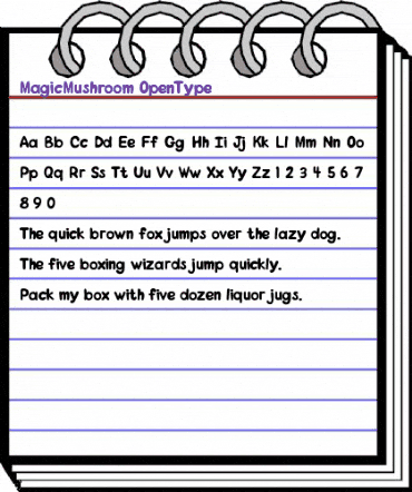 Magic Mushroom Regular animated font preview Magic Mushroom Regular animated font preview