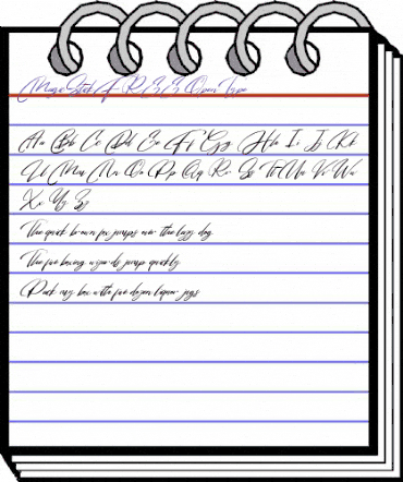 MagicStick FREE Regular animated font preview