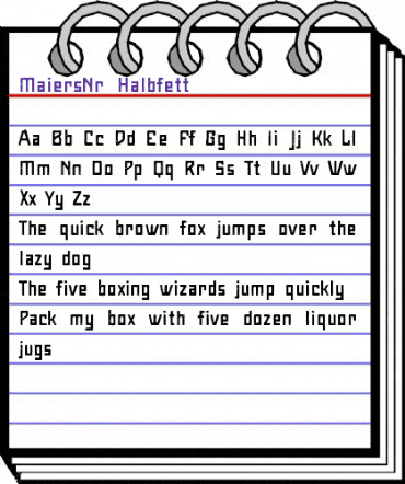 MaiersNr8 Regular animated font preview MaiersNr8 Regular animated font preview