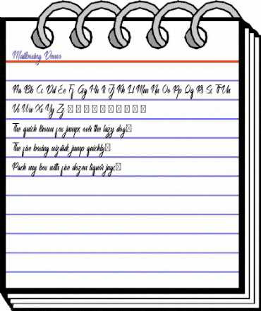 Mailboxing Demo Regular animated font preview Mailboxing Demo Regular animated font preview