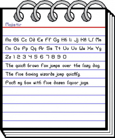 Majistir Normal animated font preview Majistir Normal animated font preview