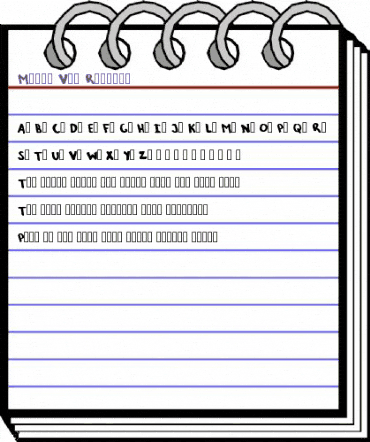 Maker Van Regular animated font preview